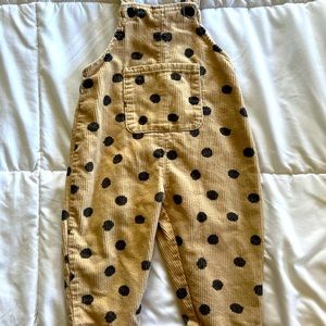 Zara Corduroy Overalls with pockets and adjustable straps unisex boy girl